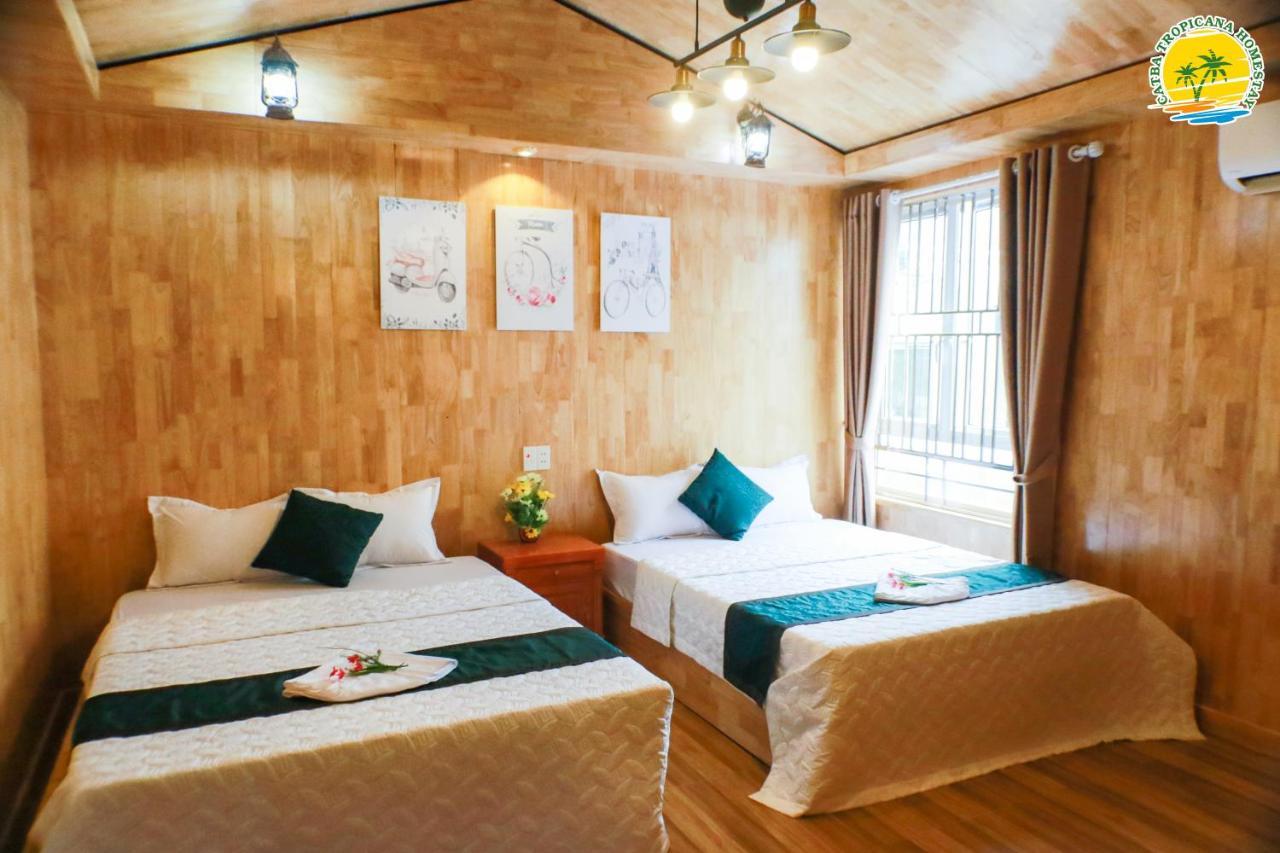 Cát Bà Vintage Homestay Cat Ba Island Esterno foto